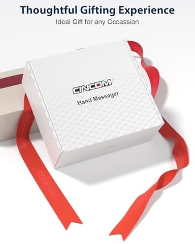 CINCOM Hand Massager - Cordless Hand Massager with Heat and Compression for Arthritis and Carpal Tunnel, Gifts for Women(White) - Image 7