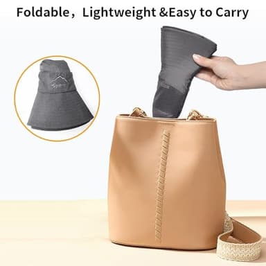 Sun Hats for Men Women Fishing Hat UPF 50+ Breathable Wide Brim Summer UV Protection Hat - Image 4