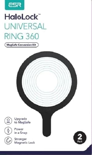 ESR for MagSafe Sticker 360, MagSafe Ring Magnet, 2 Pack Magnetic Ring, Universal Magnetic Wireless Charger Conversion Kit for iPhone 17/16/16e/15/14/13/12/11, Samsung Galaxy, Google Pixel 10, Black - Image 10