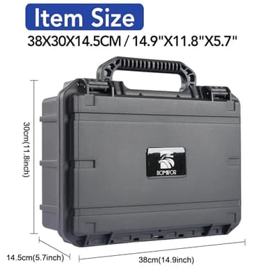 BOMIIPOR Toploader Storage Box, Holds 360+ Top Loaders - Premium Top Loader Case for 3" x 4" 35pt Rigid Cards,Top Loaders & Magnetic Card Holders, Sports Card Storage Boxes for Trading Cards - Image 2