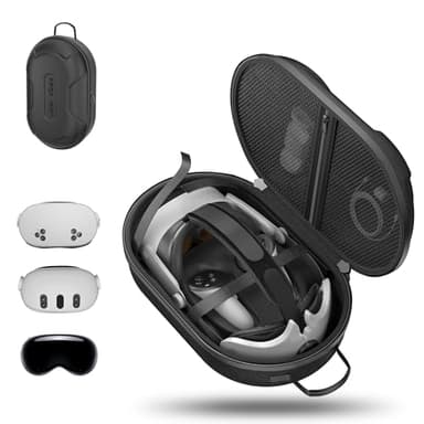 APEXINNO Large Carrying Case for Meta Quest 3/3S/2 Accessories – VR Travel Bag for Oculus Headset,Elite Strap,Accessories – Protective Storage Case for Oculus Quest 3/3S/2 - Image 1