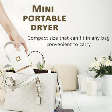 SL Nevnmoe Mini portable Clothes dryer, Mini Clothing Care Machine，easy to operate, convenient to carry, suitable for apartments, RVs, travel, used for lightweight clothing, underwear, baby clothes - Image 6