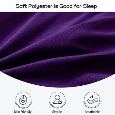 MAXYOYO Futon Mattress, Padded Japanese Floor Mattress Quilted Bed Mattress Topper, Extra Thick Folding Sleeping Pad Breathable Floor Lounger Guest Bed for Camping Couch, Deep Purple, Queen Size - Image 5
