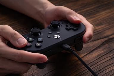 8Bitdo Pro 2 Wired Controller for Xbox, Hall Effect Joysticks and Hall Triggers, 3.5mm Audio Jack, Compatible with Xbox Series X|S, Xbox One, Windows 10/11 - Officially Licensed (Black) - Image 5