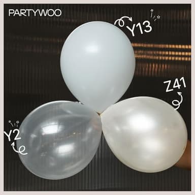 PartyWoo Pearl Beige Balloons 140pcs Different Sizes Pack of 18 12 10 5 Inch Off White Sand Cream Ivory Balloon Arch Kit Garland for Wedding Bridal Baby Shower Birthday Party Decorations White-Z41 - Image 4