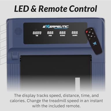 Exerpeutic 400 Lb. Capacity Heavy-Duty Walking/Jogging Exercise Treadmill Walking Pad- Home Gym Workout, Foldable Under Desk Desk Design - Image 6