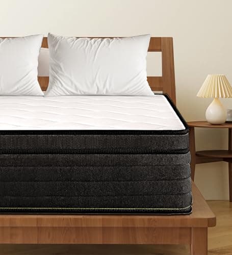 elitspace Queen Size Mattress,10 Inch Memory Foam Hybrid Queen Bed Mattresses in a Box Individual Pocket Spring Breathable Comfortable for Pressure Relief, CertiPUR-US,100 Nights Trial. - Image 1
