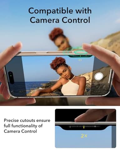 ESR for iPhone 16 Pro Case, Compatible with MagSafe, Camera Protection, Shockproof Thin Cover, Resists Yellowing and Scratches, Magnetic Phone Case for iPhone 16 Pro, Zero Series, Desert Titanium Ring - Image 8