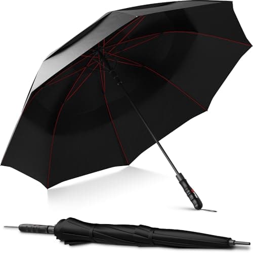 Repel Umbrella Windproof Travel Umbrellas for Rain - Easy Auto Open Close, Durable & Compact Umbrella, Strong Fiberglass Frame, Waterproof Canopy - Backpack, Purse, Portable Umbrella for Travel - Image 1