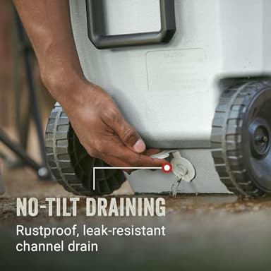 Coleman Classic Series 100qt Wheeled Marine Cooler, Fully Insulated Lid & Body Keeps Ice up to 5 Days, Holds up to 160 Cans - Image 7