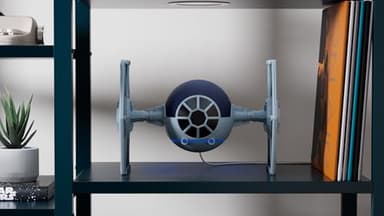 STAR WARS Echo Dot Bundle: Includes Echo Dot (5th Gen, 2022 release) | Deep Sea Blue and Limited Edition STAR WARS TIE Fighter Stand - Image 4