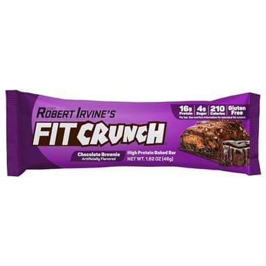 FITCRUNCH Snack Size Protein Bars, 6-Layer Baked Bar, 3g of Sugar, Gluten Free & Soft Cake Core (9 Count, Flavor Lovers) - Image 3