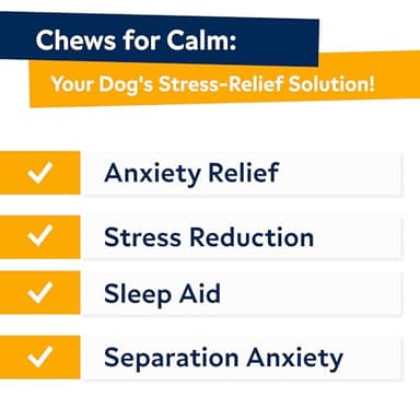 STRELLALAB Advanced Calming Chews for Dogs - Hemp Treats + Melatonin - Sleep Aid - Relaxing Treats - Stress Relief During Fireworks, Thunder - Made in USA - Bacon - 60Ct - Image 3