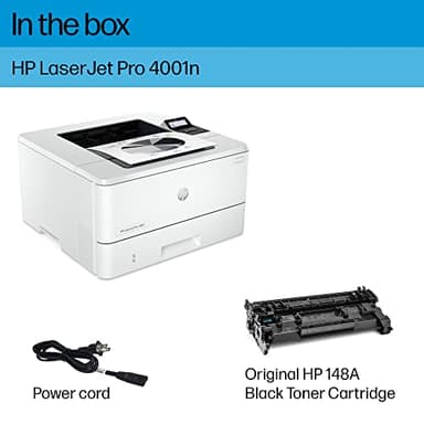 HP LaserJet Pro 4001n Black & White Printer, Print, Fast speeds, Easy setup, Mobile printing, Advanced security, USB, Ethernet Connection, Best-For-Office - Image 5