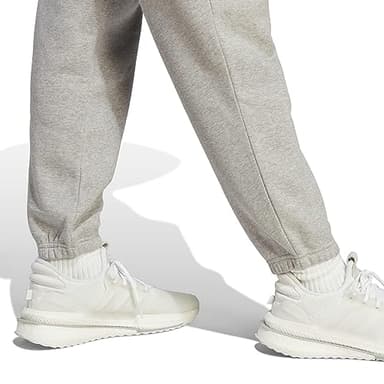 adidas Men's All SZN Fleece Pants, Medium Grey Heather - Image 3