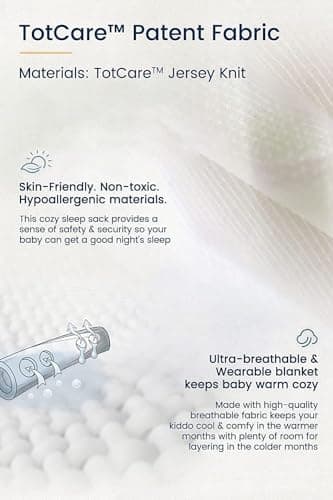 TotAha Boho Lion Sleep Sack 3-6 months 3 Pack, Buttery Soft, Safe Wearable Blanket Baby Sleeping Bag with 2-way Zipper, 0.5 TOG - Image 7