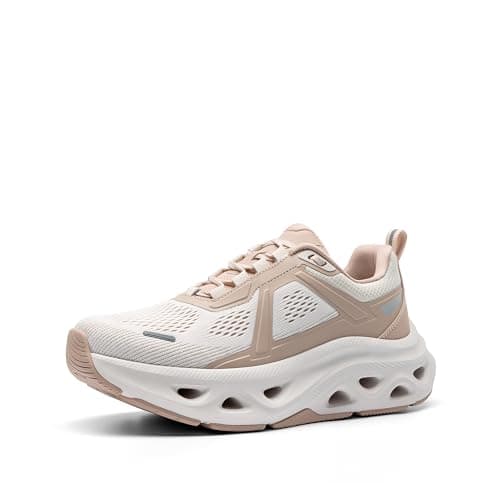 NORTIV 8 Women's Comfortable Walking Running Tennis Shoes MovePropel Athletic Gym Workout Jogging Fashion Sneakers,Size 6.5,Nude Pink,SNWS247W - Image 1