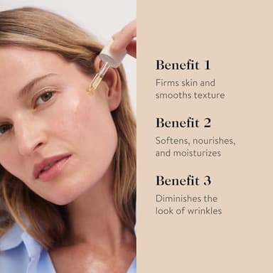 goop Beauty Nutrient Face Oil | Anti Aging Moisturizer for Smooth Skin Texture & Wrinkles | Bakuchiol, Cacay, & Organic Amla | 1 fl oz - Image 2