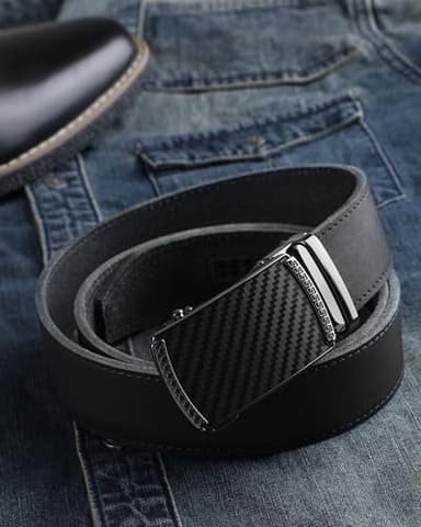CHAOREN Leather Ratchet Belt Men 2 Pack - Customizable Fit, Effortless Style (35mm) - Image 6
