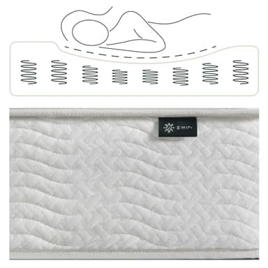 ZINUS 10 Inch Foam and Spring Hybrid Mattress [New Version], Full, Fiberglass Free, Medium Firmness, Durable Support, Certified Safe Foams & Fabric, Mattress in A Box - Image 12