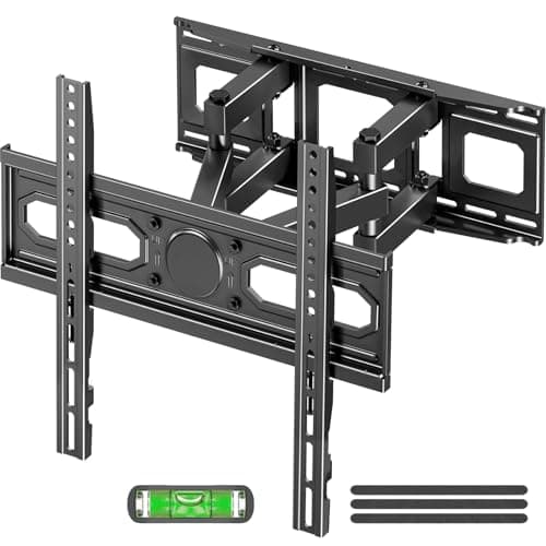 EconoMe TV Wall Mount for Most 32-65 inch Flat Screen/LED/4K TVs, TV Mount with Swivel and Tilt Articulating Dual Arms, Full Motion Wall Mount up to 16” Stud, Max VESA 400X400mm, up to 99lbs - Image 1