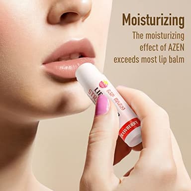 AZEN 120 Pack Lip Balm, Natural Lip Balm Bulk, Lip Care Product, Moisturizing Lip Balms for dry cracked lips - 12 Flavors - Image 2