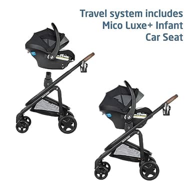 Maxi-Cosi Tayla™ Max Travel System, Baby Stroller and Car Seat Combo, Car Seat Stroller Combo, Desert Wonder - Image 3