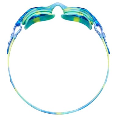 TYR Swimple Tie-Dye Kids' Swim Goggles - Non-Mirrored Swimming Goggles for Competitive Training and Recreation - Anti-Fog, UVA/UVB Protection, Watertight Seal - Blue/Green - Image 2