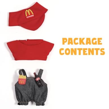 AICase for Lububu Clothes/for Lububu Outfits,Clothes Set for Lububu 17cm Doll,3 Piece Set Hat Clothing for la-bubu, Boys and Girls Stylish Adorable Dolls Clothes Accessories (No Doll)_01 - Image 6