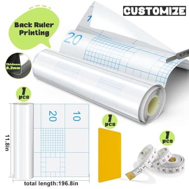 JINVOGREEN Cat Scratch Furniture Protector, 196.8" x 11.8" Couch Protector from Cat Claws, Thickened Transparent Self-Adhesive Furniture Protectors for Couch Protection from Cat Scratching - Image 4