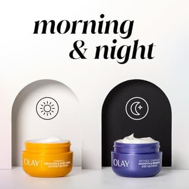 Olay Vitamin C Face Moisturizer, Bright & Even Lightweight Cream for Women - Brightens, Hyrdates, Evens Tone & Texture, Glowing Skin Care - Recyclable Sustainable Eco Jar, Non-Greasy, 2 Oz - Image 6