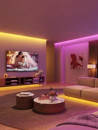 Govee LED Strip Lights 100ft, LED Lights for Bedroom, WiFi RGB LED Lights Work with Alexa and Google Assistant, 64 Modes and Music Sync, Strip Lights for Indoor, Home Decor, 2 Rolls of 50ft - Image 9