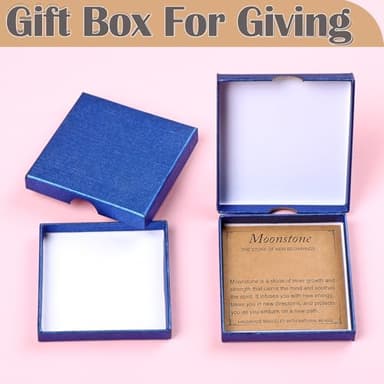 QOGIR Moonstone Bracelet - New Beginning Bracelet for Women Men - Handmade Natural Gem Stone Beaded Stretch Elastic Healing Bracelets 4mm - Image 5