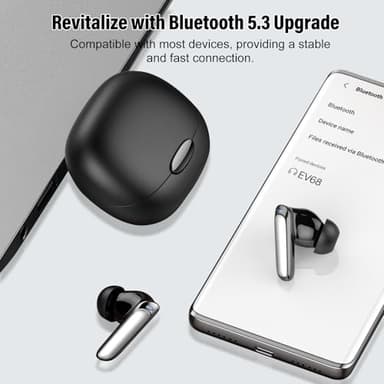 Puqo AI Language Translation Earbuds, 3-in-1 Translator Earbuds Real Time with 4 Translation Modes with APP, 164 Language Bluetooth 5.3 Headphones Translating Device for Travel/Business/Leaning, Black - Image 7
