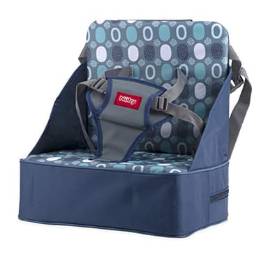 Nuby Easy Go Booster Seat - Travel Booster Seat for Babies and Toddlers - Holds Up to 35 Pounds - 9+ Months - Blue - Image 8