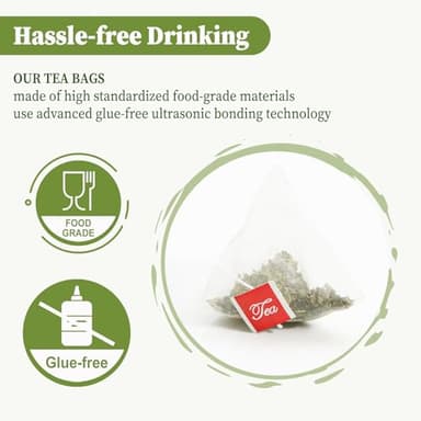 FullChea - Lemon Balm Tea Bag, 40 Teabags, 1.5g/bag - Premium Lemon Balm Herb - Melissa Officinalis - Non-GMO - Caffeine-free - Promotes Relaxation & Support Digestion, 40.0 Count - Image 5