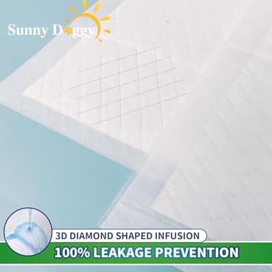 SUNNY DOGGY Pee Pads for Dogs Extra Large 36”x 36”, 40 Count Puppy Pads Pet Training Pads Disposable Upgraded Odor Control, Potty Pads Absorbent and Leak-Proof Dog Housebreaking & Puppy Supplies - Image 4