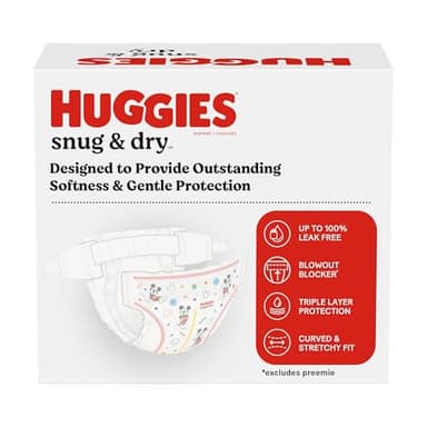Huggies Size 2 Diapers, Snug & Dry Baby Diapers, Size 2 (12-18 lbs), 100 Count, Packaging May Vary - Image 10