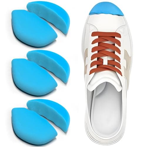 BIGGCOOL Shoe Filler for Loose Shoe, Shoe Inserts to Make Shoes Smaller, Toe Inserts for Shoes Too Big, Prevent Heel Sliping, for Women and Men (Blue, M: Half to one Size Bigger) - Image 1