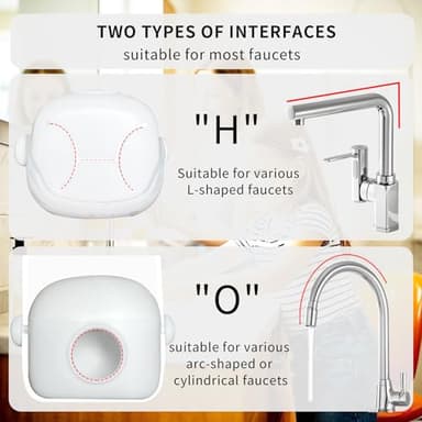 KOMIDK Faucet Extender for Bathroom Sink Faucet Extender for Toddlers Bathroom Sink Kitchen Bathtub (White) - Image 6