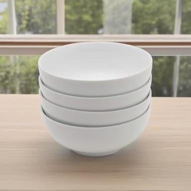 Everyday White Set of 4 Soup Cereal Bowls, 26 oz. - Image 5