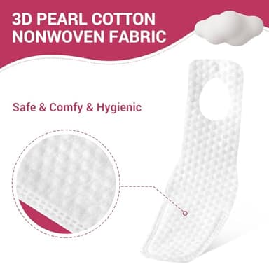 SOFYFINE 60 Counts Baby Tongue Cleaner and Oral Teeth Finger Toothbrush, Mouth and Gum Dry Wipes,for Newborn,0-24 Months Infants,Toddlers - Image 5