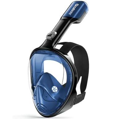 Greatever Full Face Snorkel Mask, Snorkeling Gear for Adults with Latest Dry Top Breathing System and Detachable Camera Mount, Snorkel Mask Adult, Snorkels Anti-Fog & Anti-Leak - Image 1