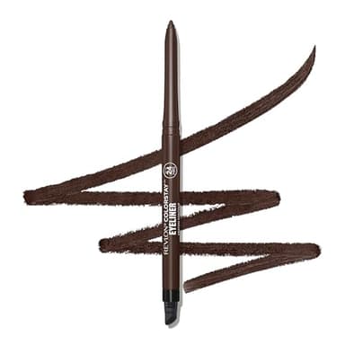 Revlon ColorStay Pencil Waterproof Eyeliner, Smudge-Proof, Eye Makeup with Built-In Sharpener, 202 Black Brown, 0.01 oz - Image 10