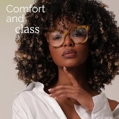 miyya Blue Light Glasses for Women – Oversized UV & Blue Light Blocker Chunky Frames, All-Day Comfort, Stylish Eyewear - Image 7