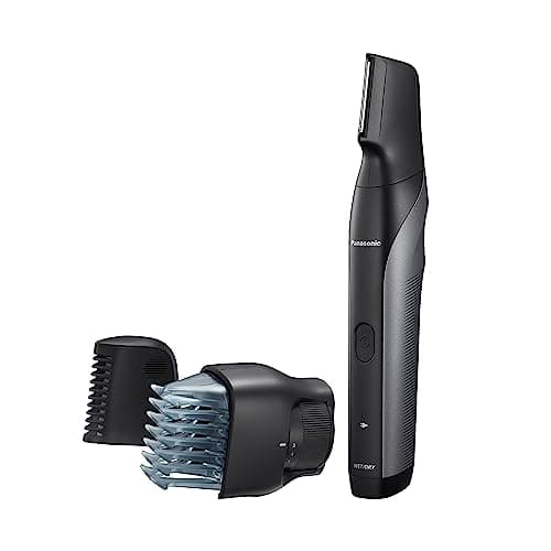 Panasonic Body Groomer for Men and Women, Unisex Wet/Dry Cordless Electric Body Hair Trimmer with 2 Comb Attachments, Multi-Directional Shaving in Sensitive Areas - ER-GK80-S (Black) - Image 1