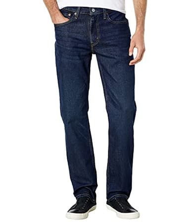 Levi's Men's 514 Straight Fit Cut Jeans (Also Available in Big & Tall), Clean Run-Dark Indigo (Advanced Stretch), 34W x 32L - Image 1