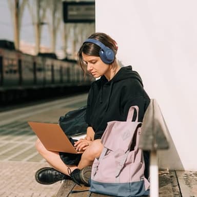 JBL Tune 770NC - Adaptive Noise Cancelling with Smart Ambient Wireless Over-Ear Headphones, Bluetooth 5.3, Up to 70H Battery Life with Speed Charge, Lightweight, Comfortable & Foldable Design (Blue) - Image 2