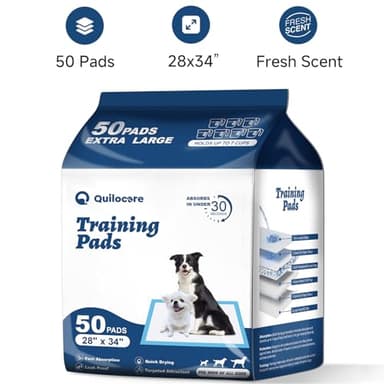 50 Count 28” x 34” XL Disposable Dog Pee Pads, Super Absorbent Leakproof Quick Drying Puppy Pee Pads for Dogs, Extra Large Disposable Dog Training Pads - Image 7