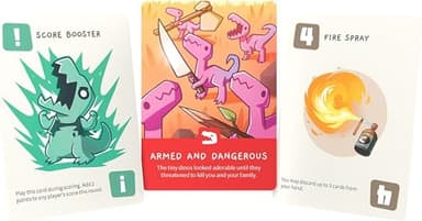 Unstable Games - Happy Little Dinosaurs Base Game - Competitive Sabotage Funny Family Card Game For Kids, Teens, Adults - 2-4 Players - Image 5